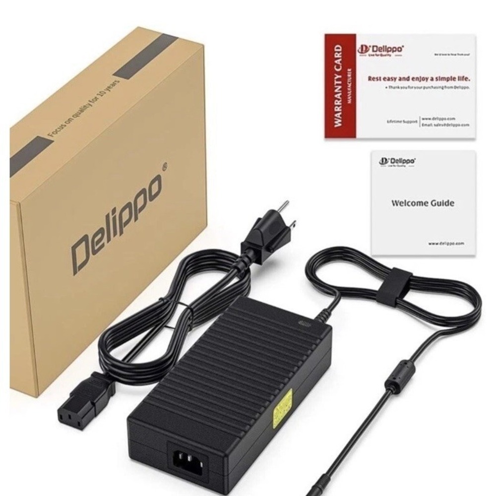 Delippo‎ Laptop Charger 110-240VAC 2.4A 19.5v 11.8A 230W Gaming Laptop